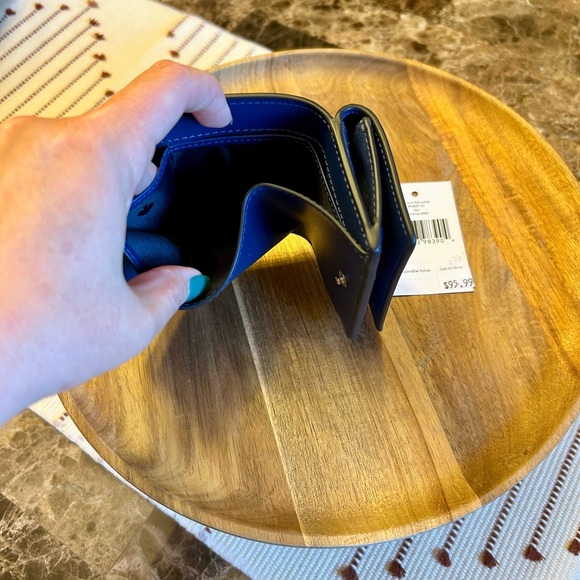 Kate Spade Staci Micro Tri-Fold Wallet- Riverblue ♠️ - Picture 11 of 12